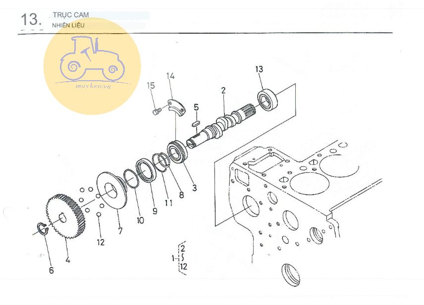 trục cam nhiên liệu